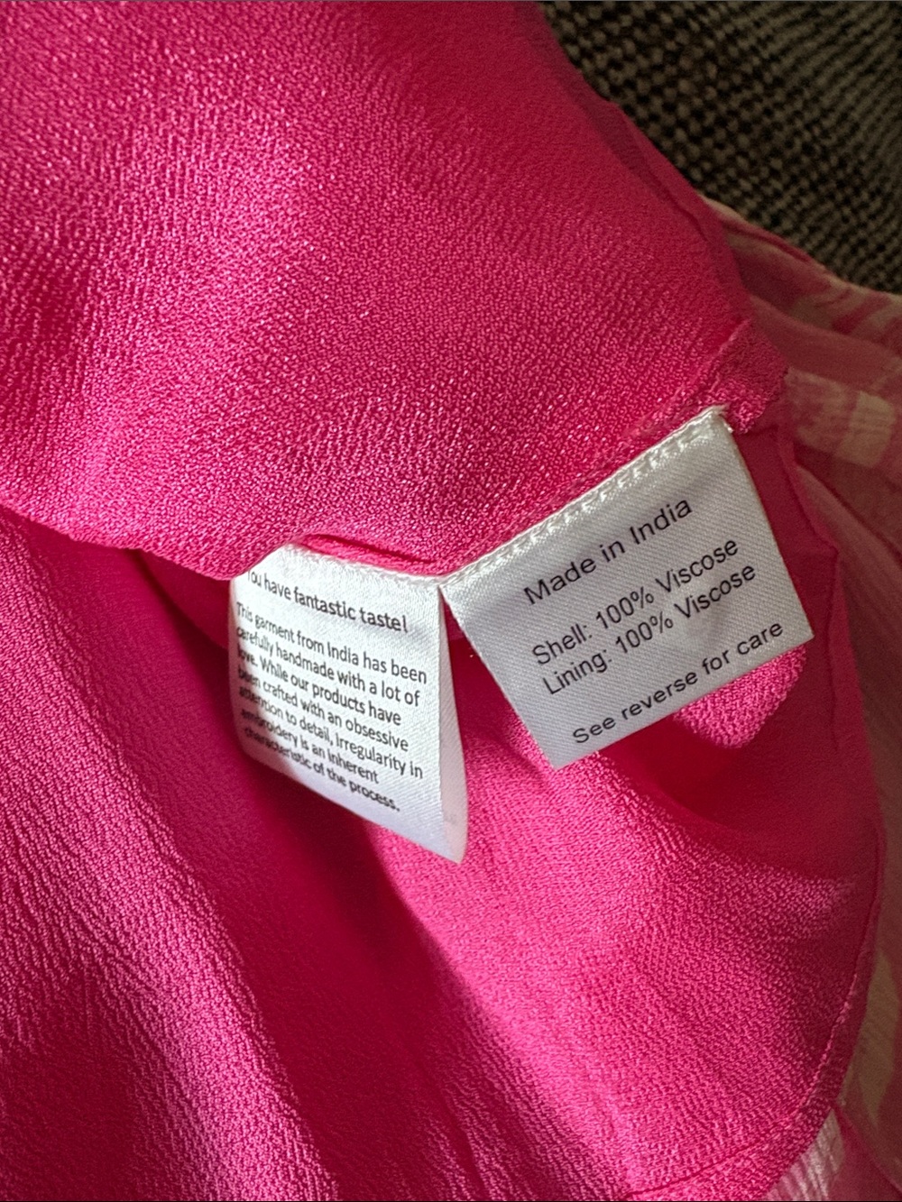 Rococo Sand Grace Mini Dress in Pink/White - Picture 6 of 9